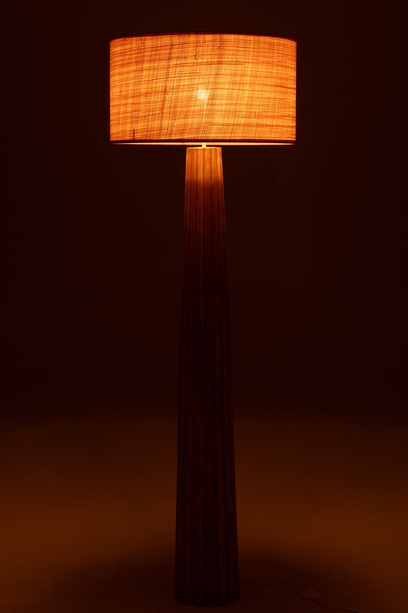 Vloerlamp Paraplu Ailanthushout Naturel