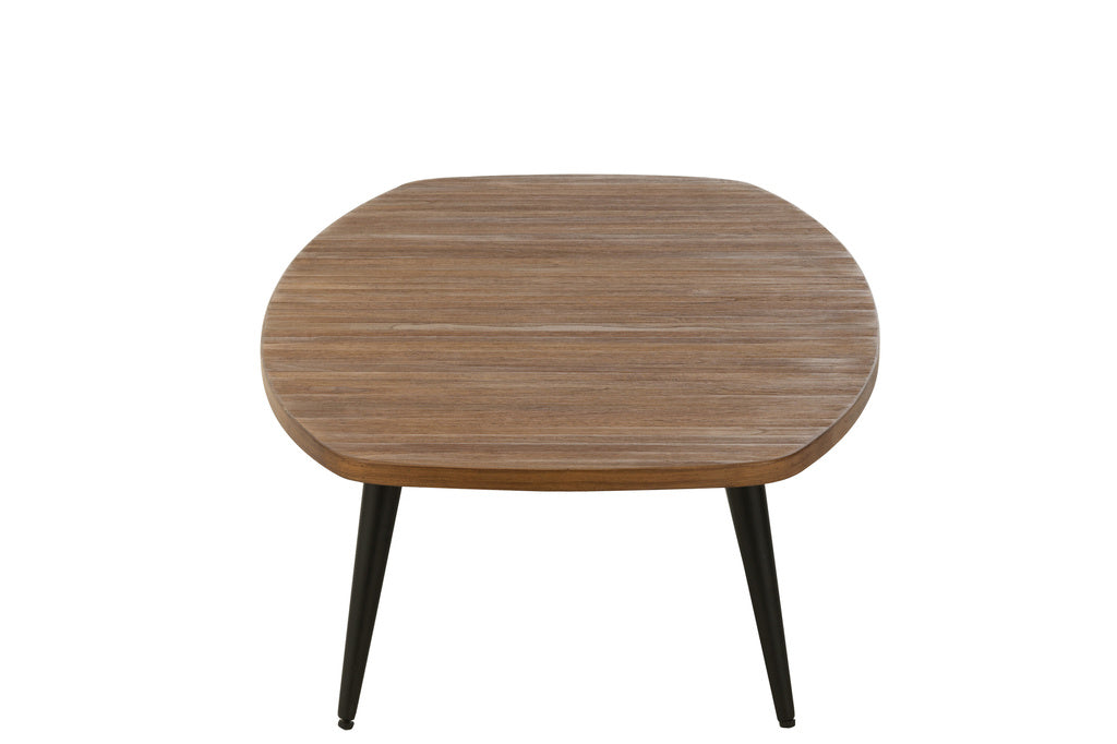 J-LINE SALONTAFEL RECHTHOEKIG GERECYCLED TEAK NATUREL