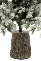 J-LINE KERSTBOOM + SNEEUW 3000 LEDLAMPJES PLASTIC WIT