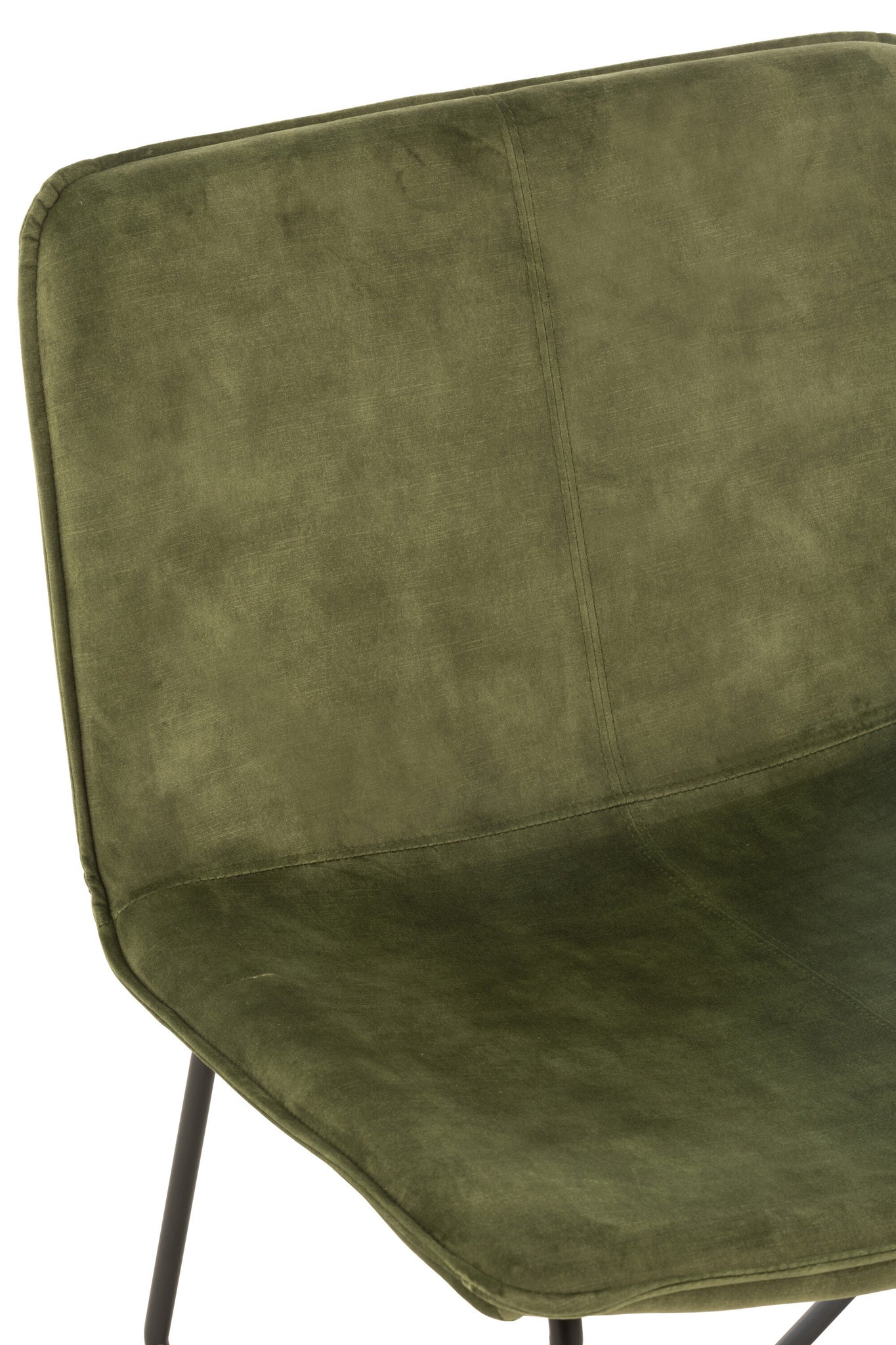Loungestoel Isabel Metaal/Textiel Groen