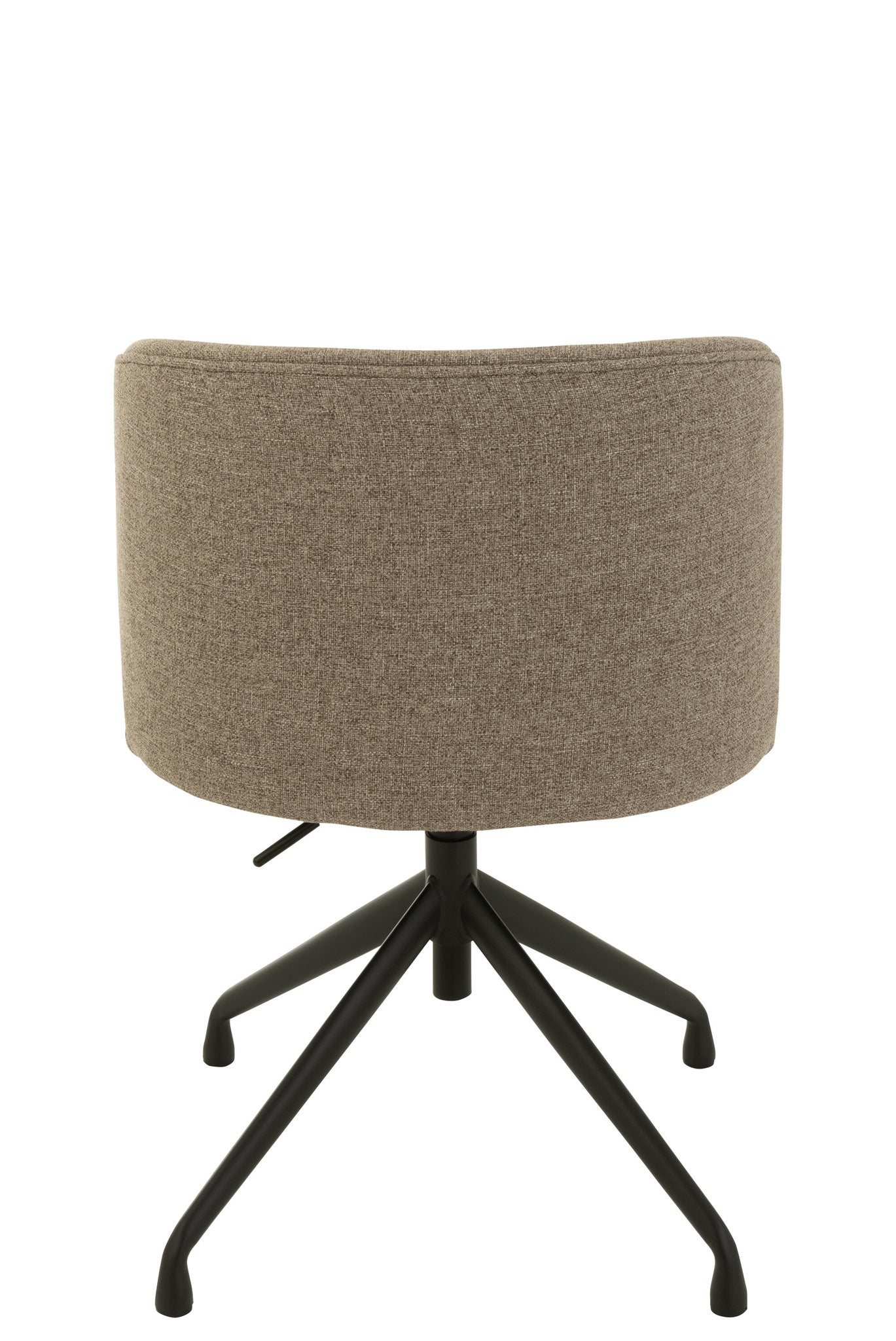 Stoel Draaien/Omhoog/Omlaag Linnen Donkerbruin/Beige