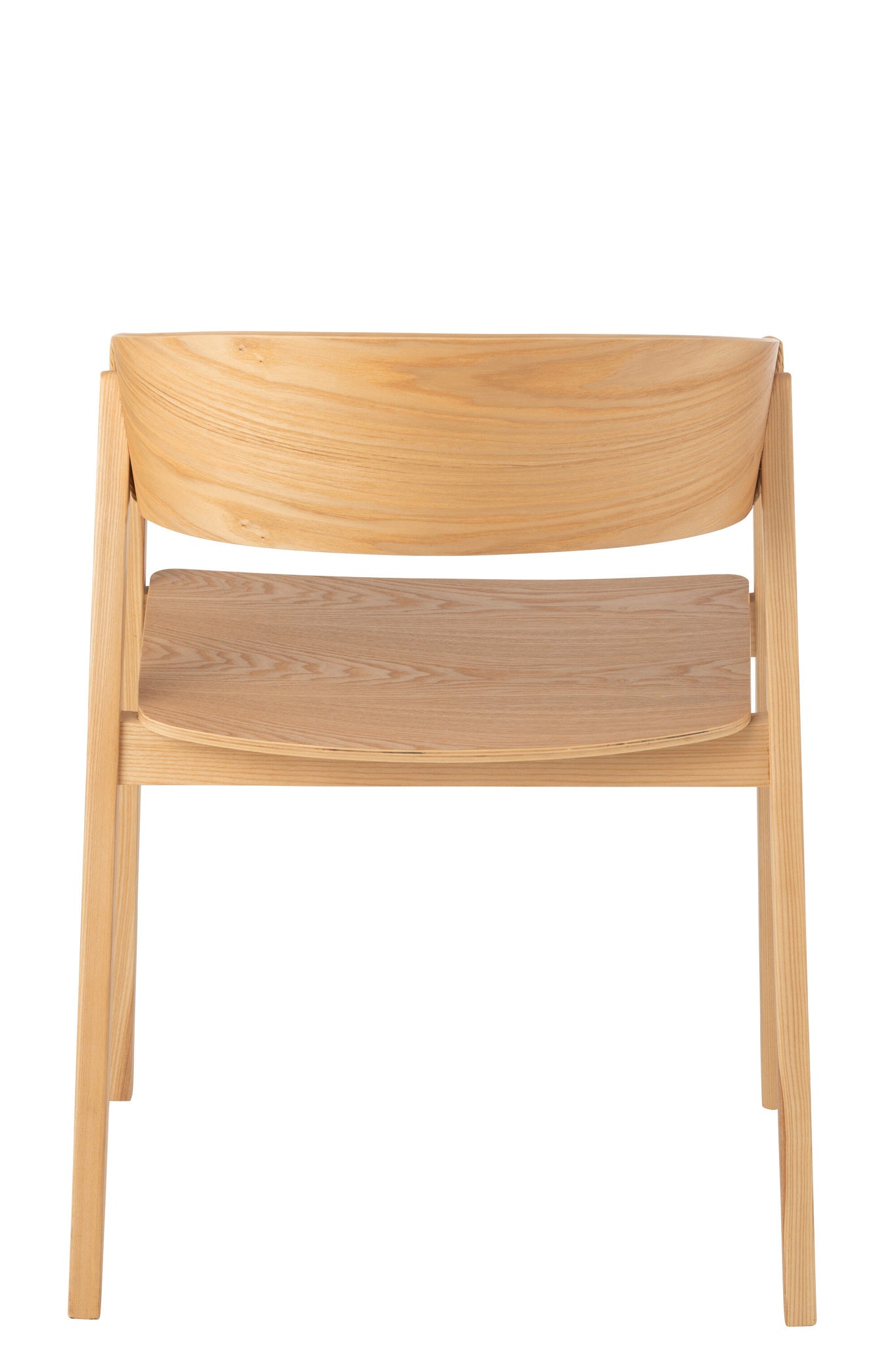 Stoel Naga essenhout/touw naturel