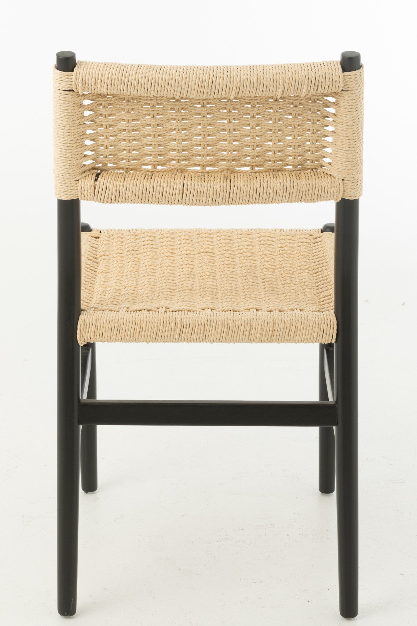 Stoel Lap Beukenhout/Zwart Touw