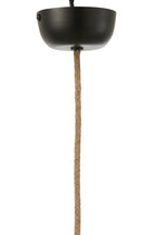 J-LINE HANGLAMP NEST RAFFIA WIT
