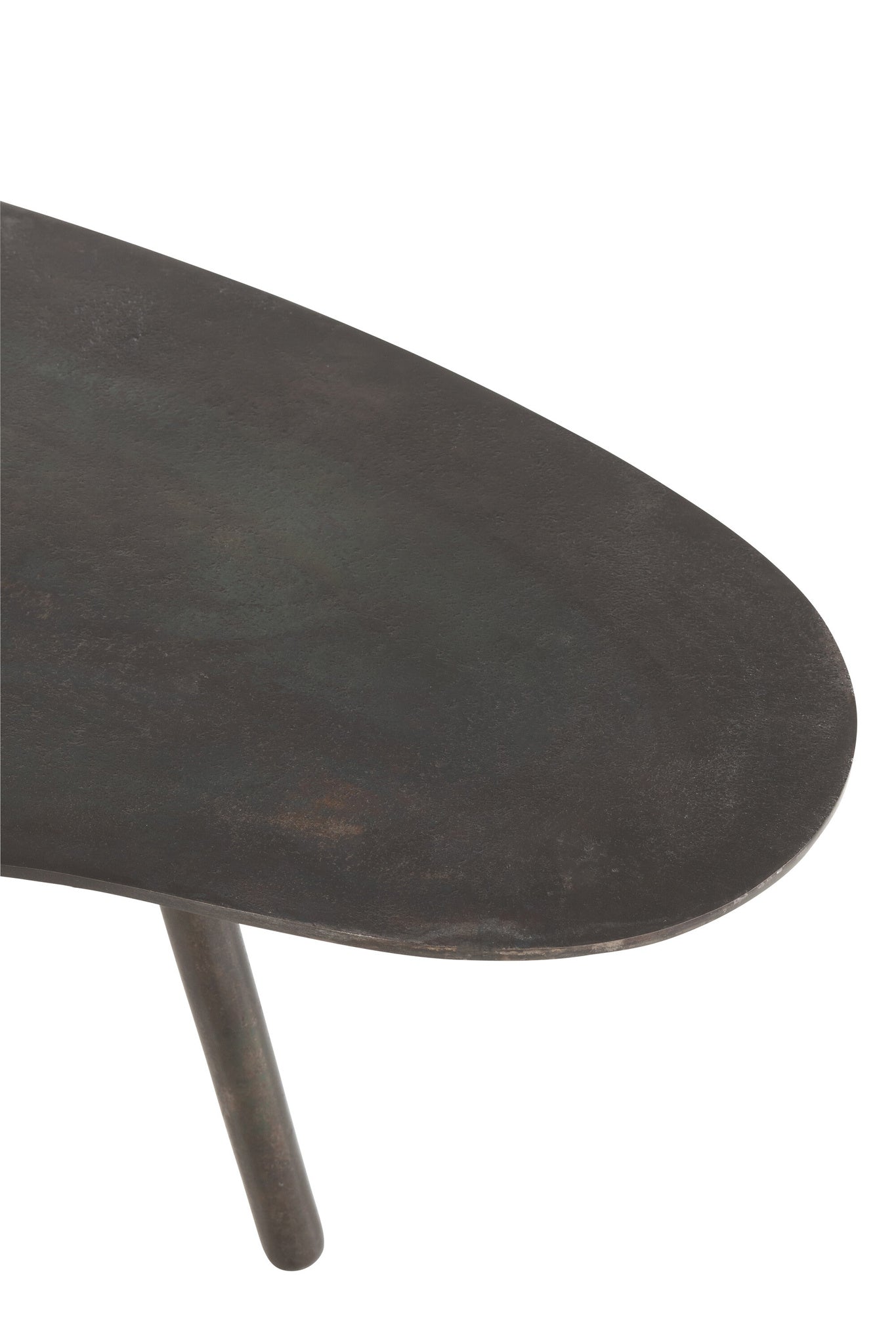 Salontafel Drop Aluminium/IJzer Zwart Klein