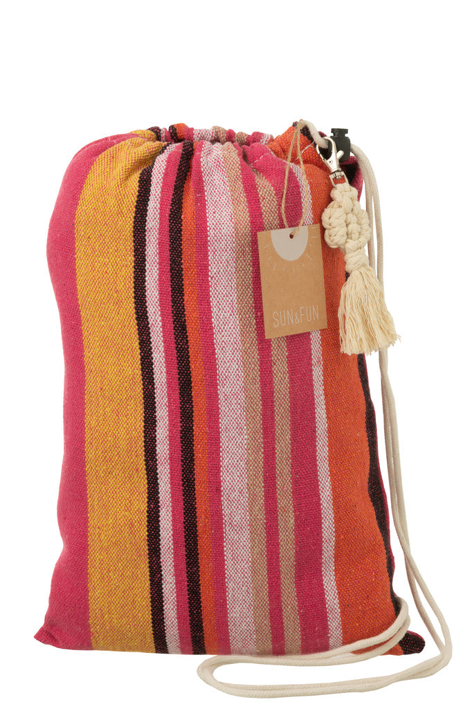 J-LINE HANGMAT STREPEN – KATOEN/POLYESTER FELROZE/MIX