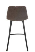 J-Line Bar Chair Kent Metal/Polyester Brown