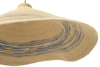 Plafondlamp Gestreept Zeegras Naturel/Blauw