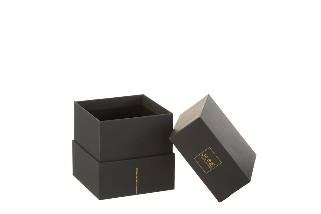 J-Line Scented Candle Noa Woody Aurora Brown Small - 35H