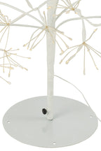 J-LINE BOOM 2700 LED METAAL WIT MIDDELGROOT