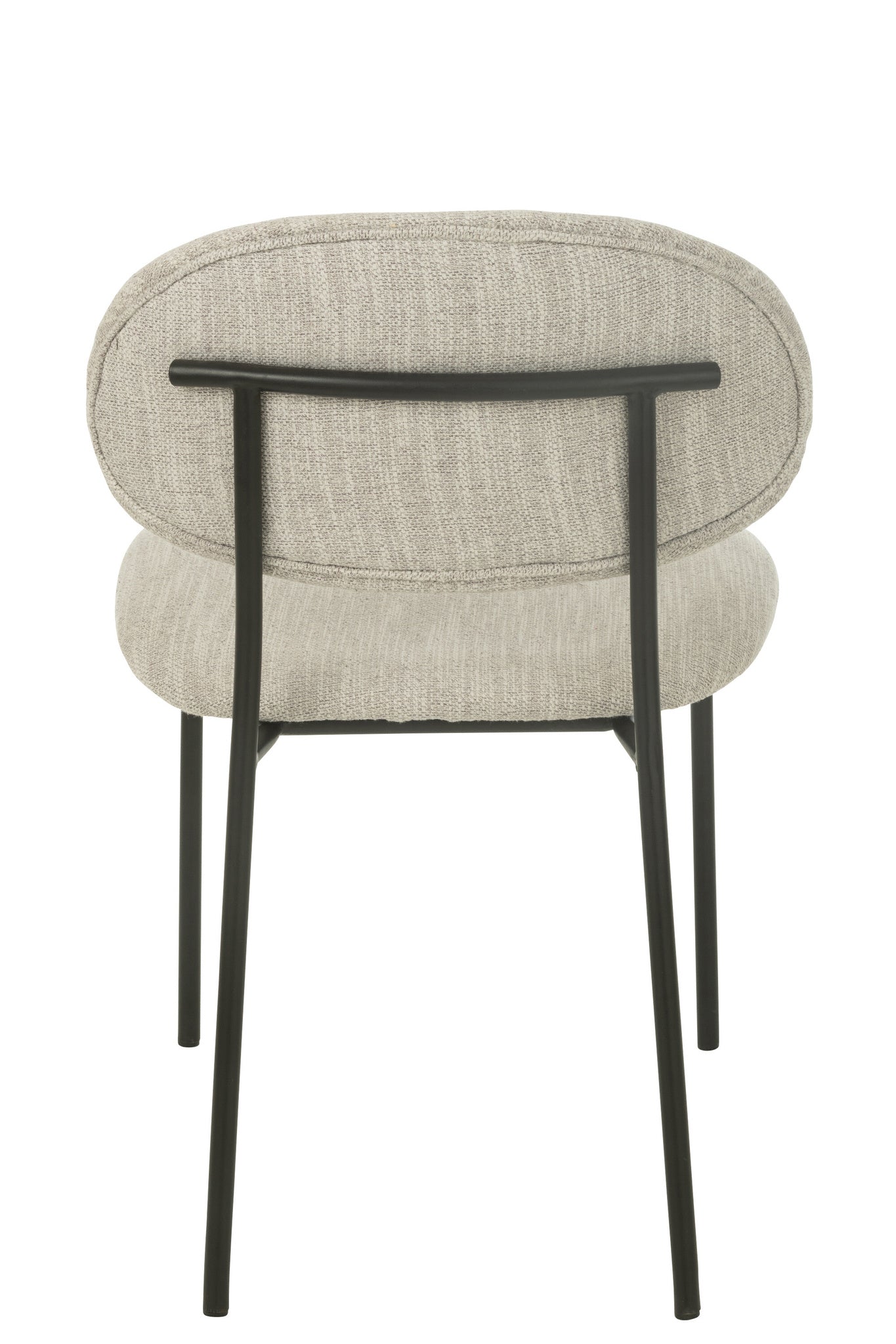 Eetkamerstoel Textiel/Metaal Beige