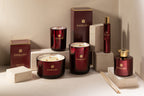 J-Line Scented Candle Excellent Rose Champagne Wine Red Medium-80U 