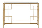 Console Lines Metaal/Glas Goud