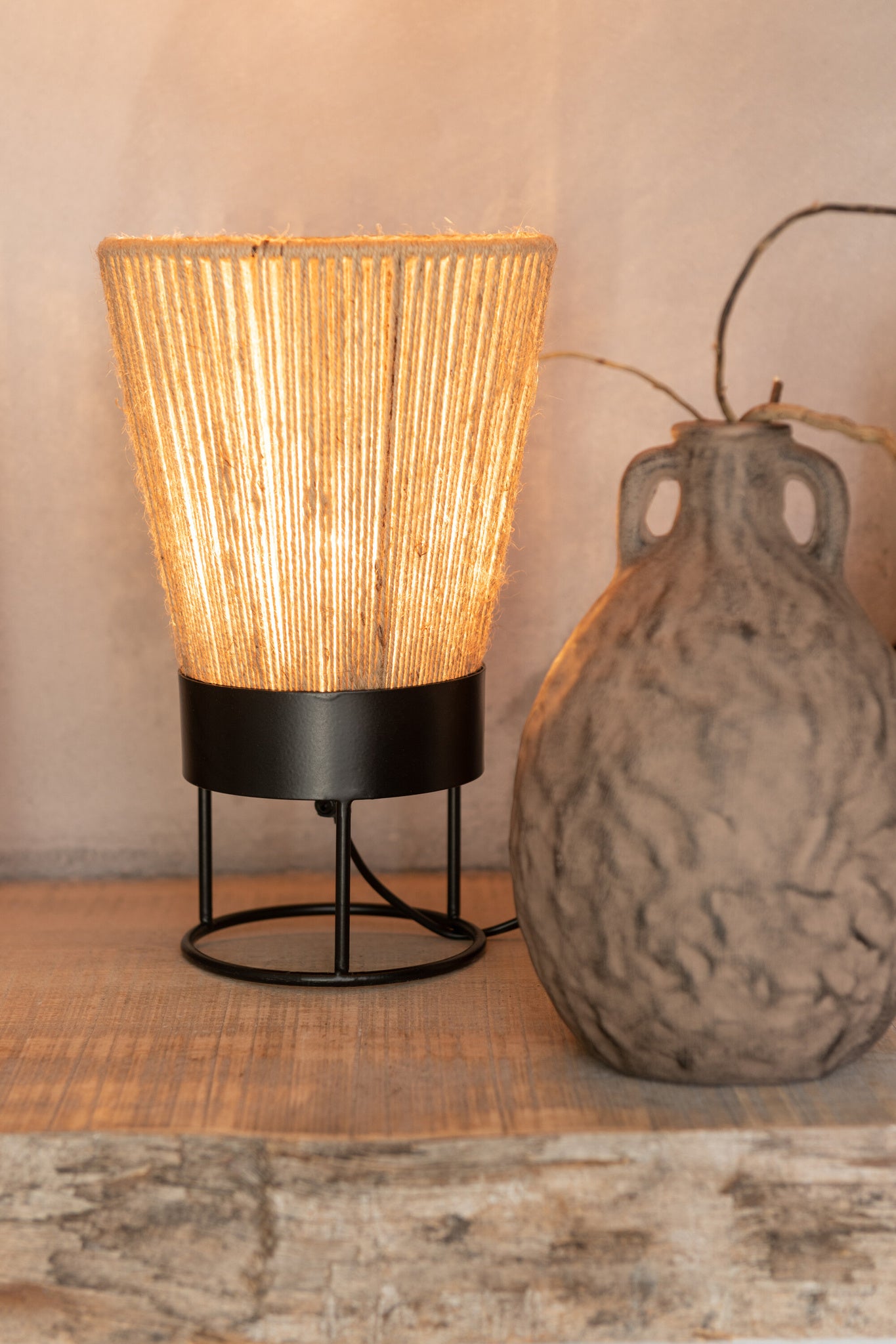 Lamp Nina Jute Beige