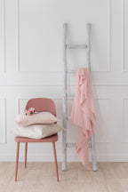 Gooi Stonewashed Linnen Roze