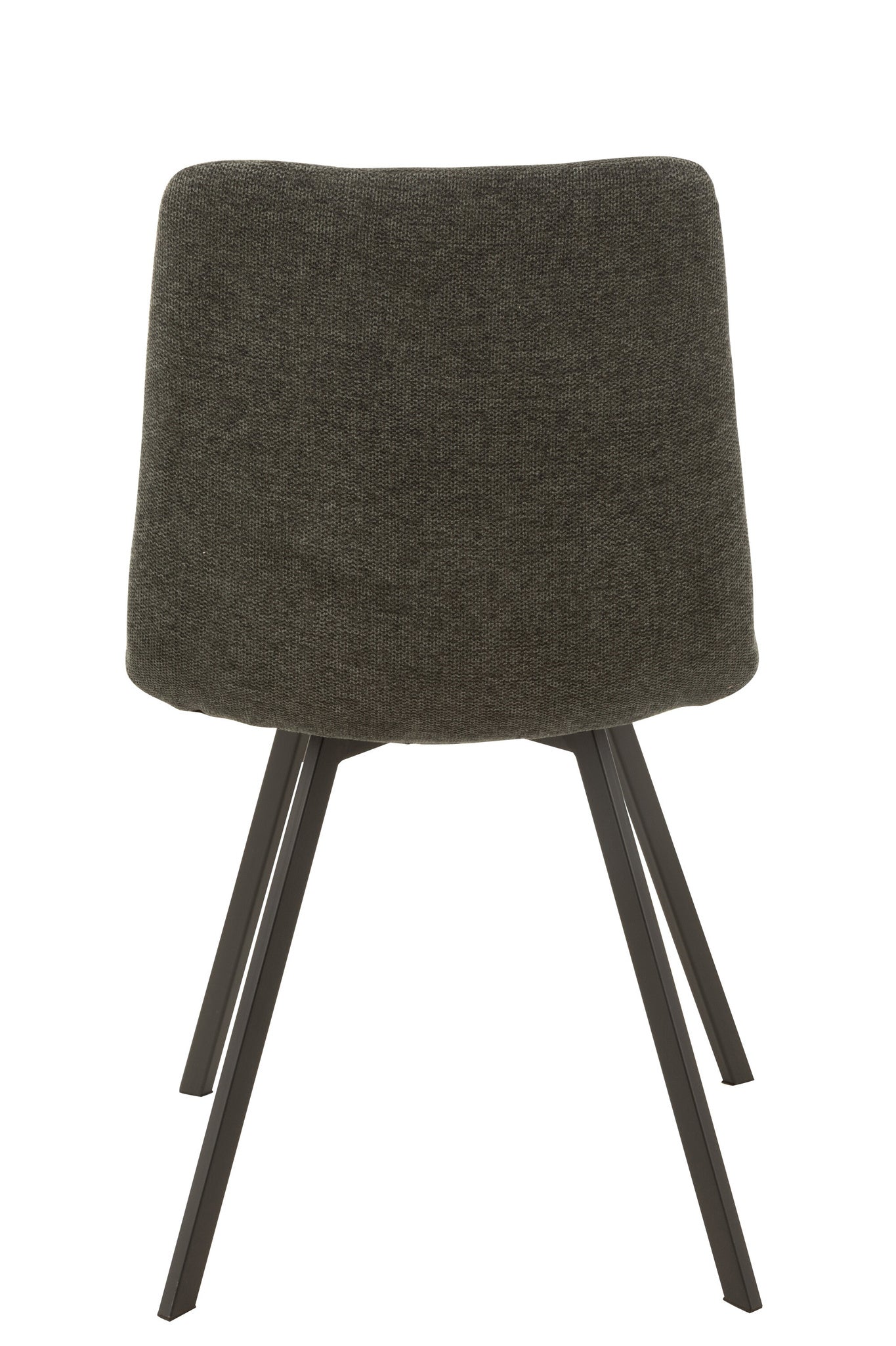 Stoel Babette Textiel/Metaal Donkergrijs