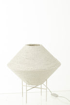 J-LINE HANGLAMP UFO RAFFIA WIT SMALL