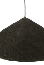 J-LINE HANGING LAMP HAT MOONJ GRASS BLACK SMALL