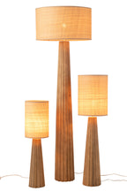 Vloerlamp Paraplu Ailanthushout Naturel