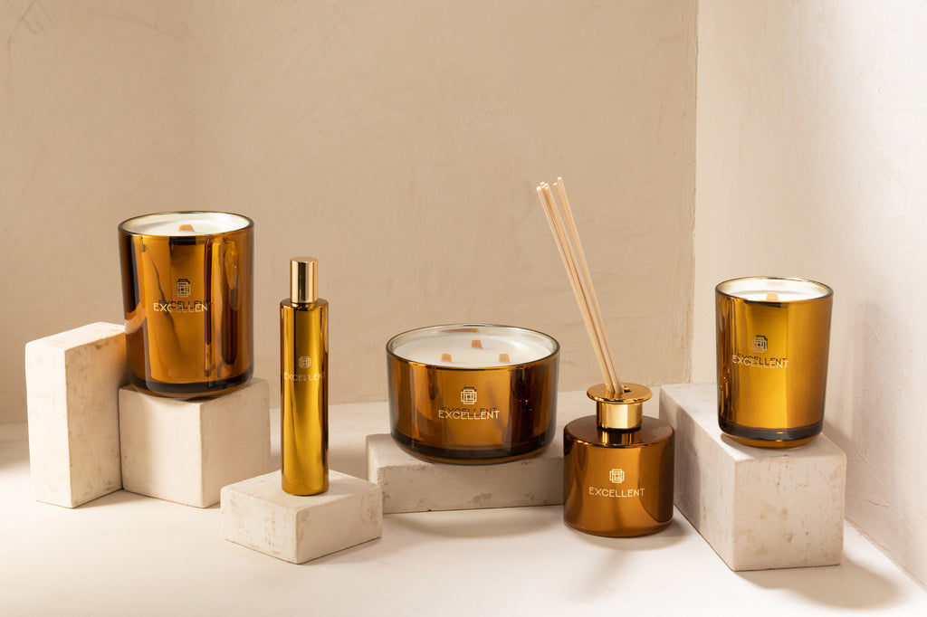 J-Line Home Fragrance Excellent Golden Honey Ochre 