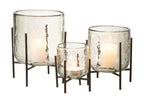 J-LINE HURRICANE OP STANDAARD – GLAS/ZIJDELINGSE STANDAARD TRANSPARANT GROOT