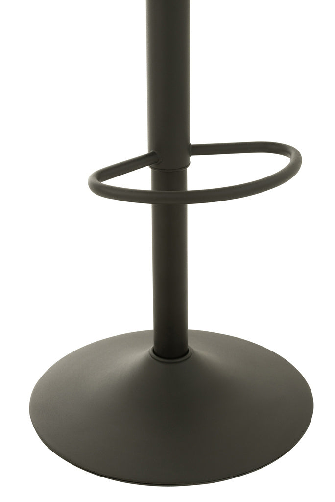 J-LINE BARKRUK – HOUT/METAAL – BRUIN/ZWART – INDUSTRIEEL DESIGN