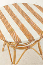 Eettafel Rotan Beige/Wit