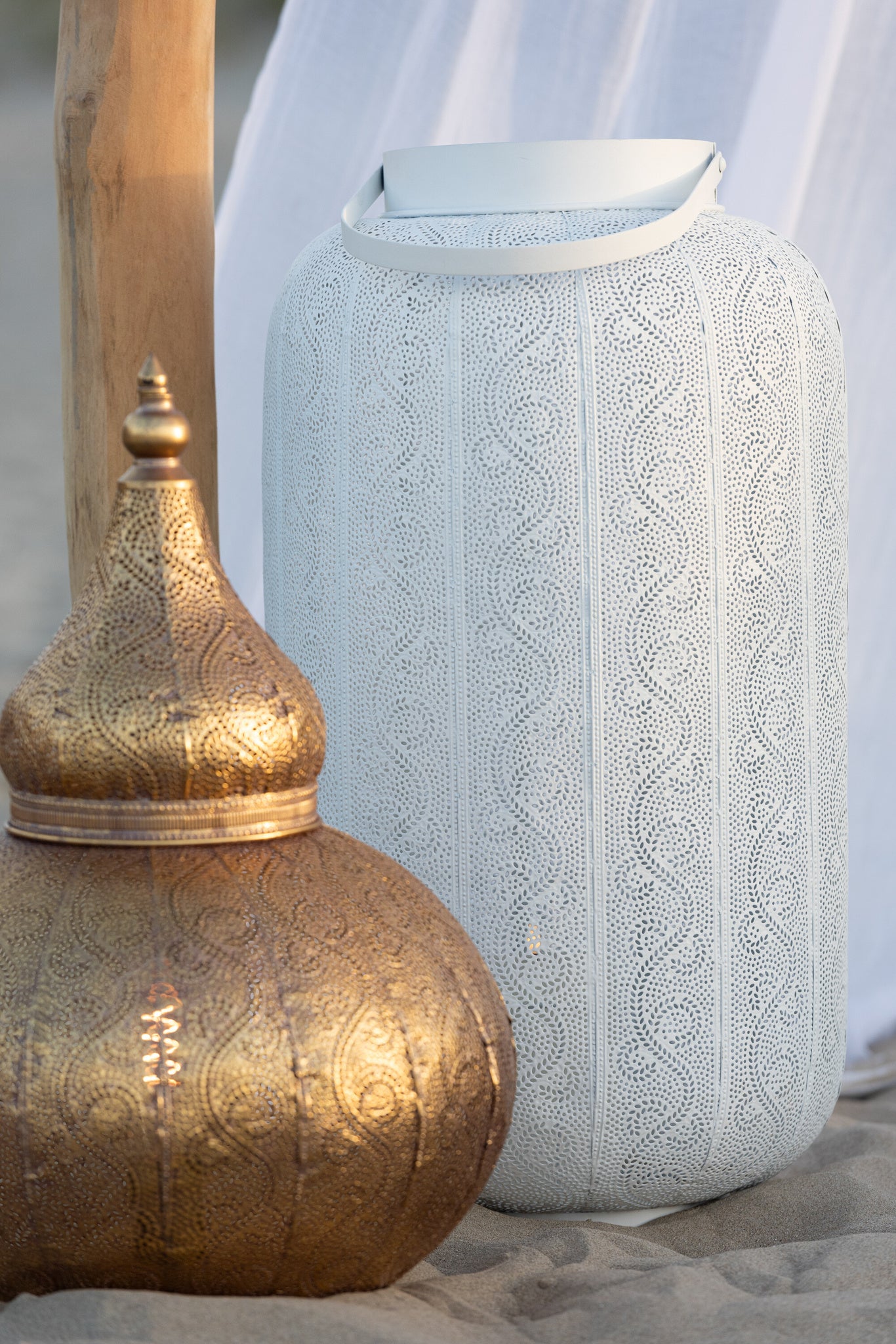 Lamp Aladin Metaal Goud Klein