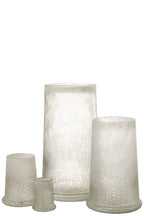  J-LINE WINDLICHT SUGAR GLAS WIT EXTRA LARGE