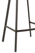 J-LINE BARKRUK STEPHANE – TEXTIEL/METAAL – GRIJS/ZWART – 95 CM