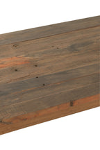 Vintage houten tafel, bruin