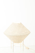 J-LINE HANGLAMP UFO RAFFIA WIT SMALL