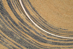 Plafondlamp Gestreept Zeegras Naturel/Blauw