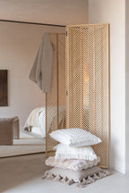 Kruk N-vorm Textiel Beige