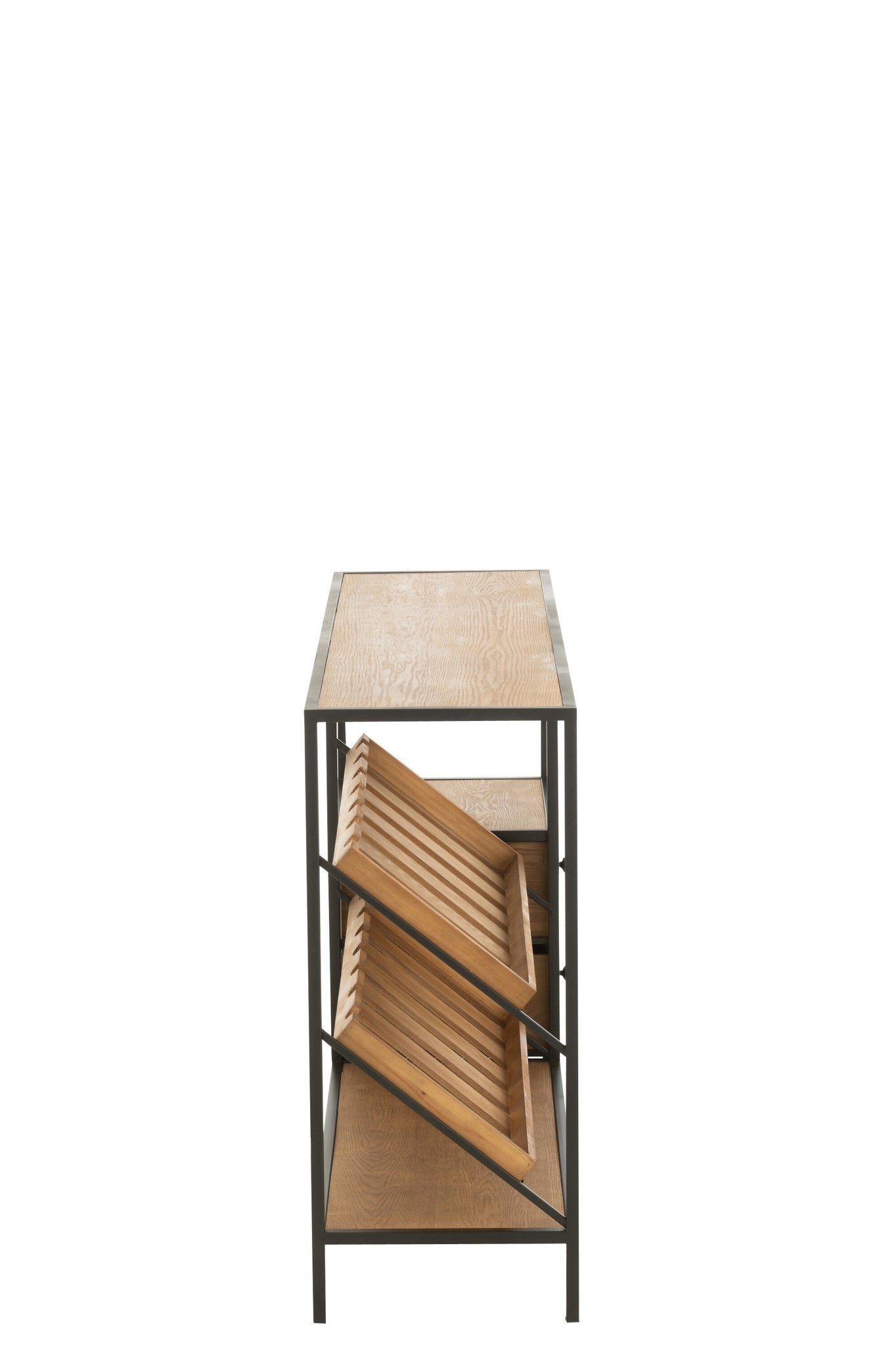 Bar Kast Wijnfineer Natuur/Zwart Klein
