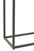 Console Shanil Hout/IJzer Zwart