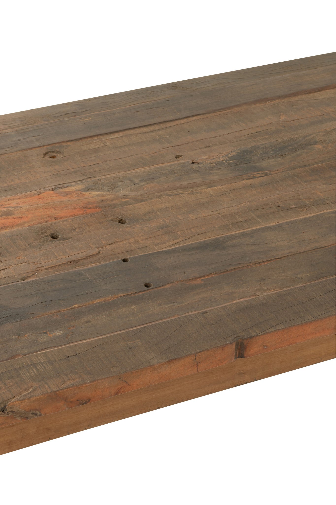 Vintage houten tafel, bruin