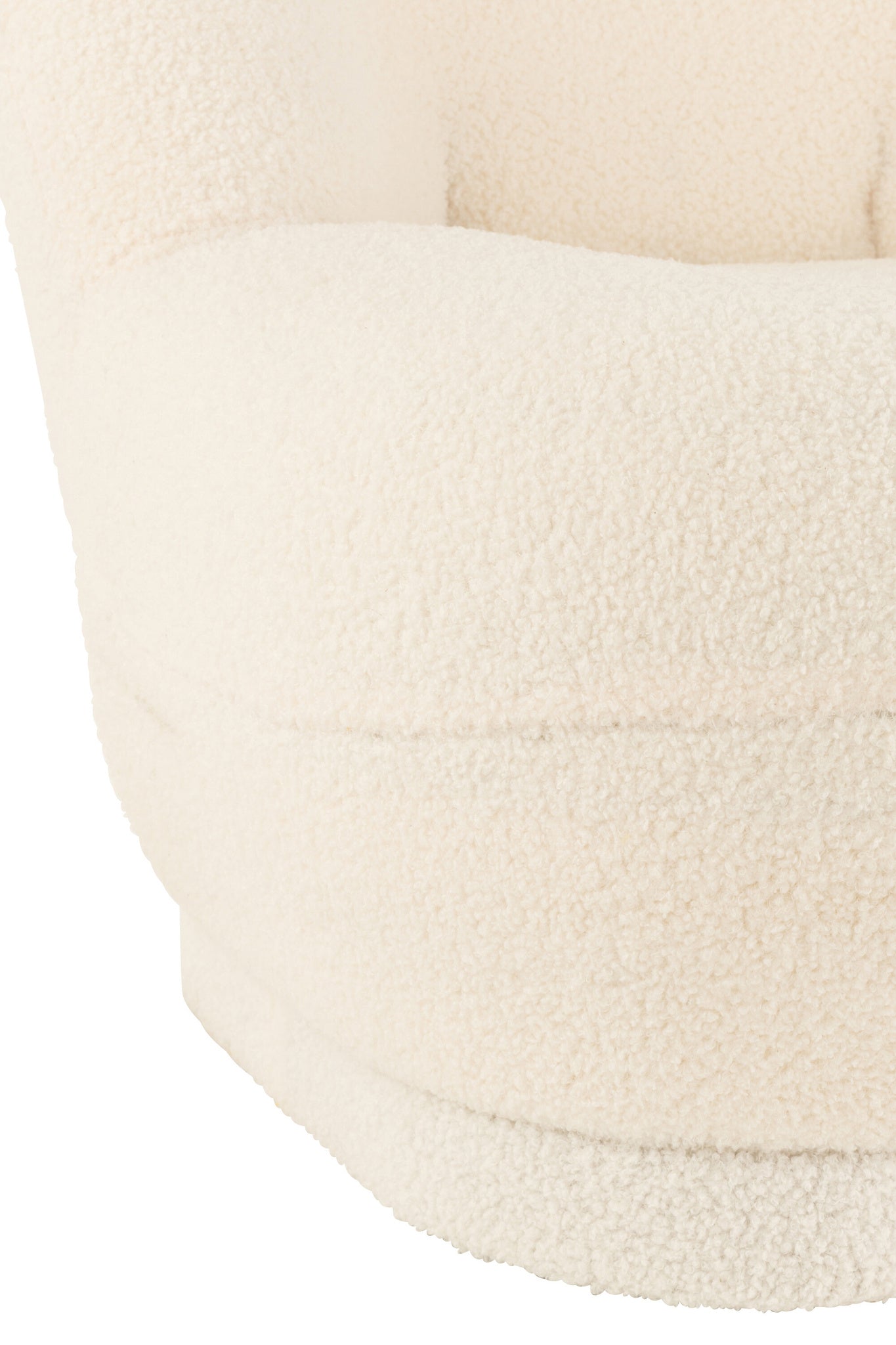 Kruk Teddy Bouclé Wit