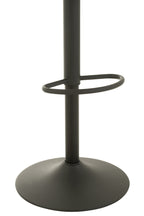 J-LINE BARKRUK – HOUT/METAAL – ZWART – INDUSTRIEEL DESIGN