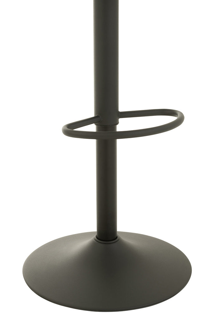 J-LINE BARKRUK – HOUT/METAAL – ZWART – INDUSTRIEEL DESIGN