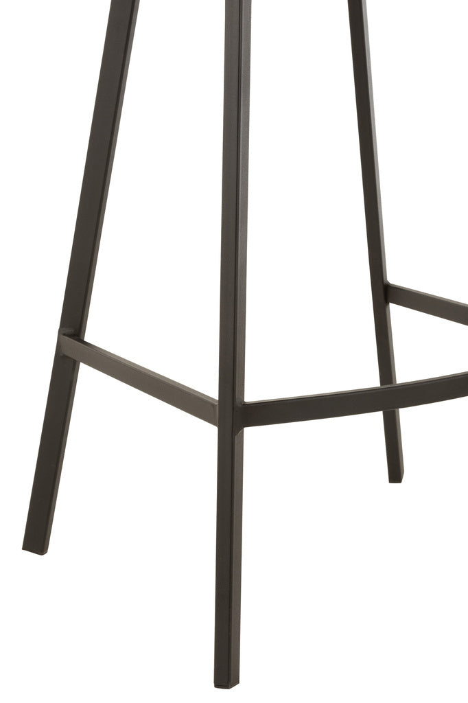 J-LINE BARKRUK OLIVIER – TEXTIEL/METAAL – BEIGE/ZWART – 95 CM
