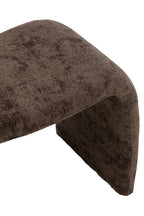 Kruk N-vorm textiel donkerbruin