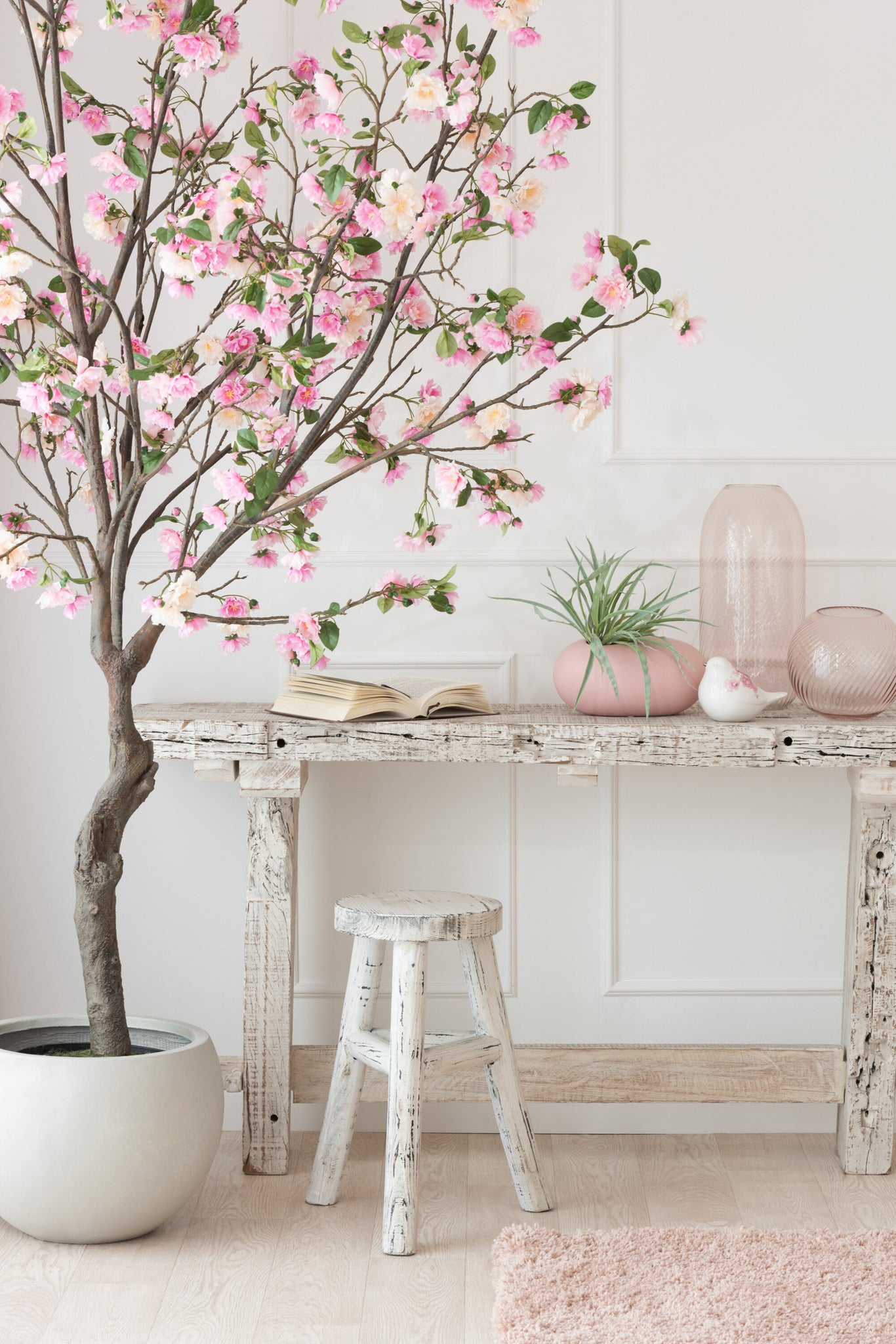 Console Brut Gerecycled Hout White Wash