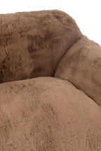Bank Cutie Polyester Taupe Groot
