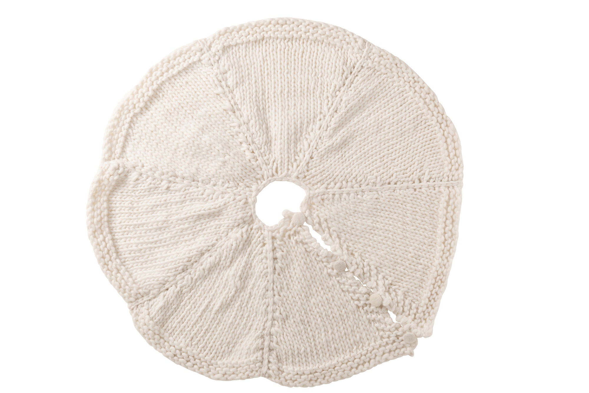J-LINE KERSTBOOMROK GEBREID POLYESTER WIT