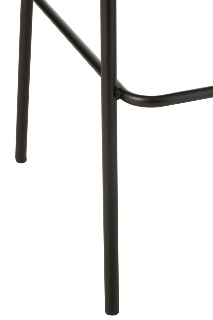 J-Line Bar Chair Lone Ply Wood/Metal Black/Grey