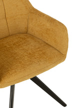 Stoel Louna IJzer/Acryl Oker