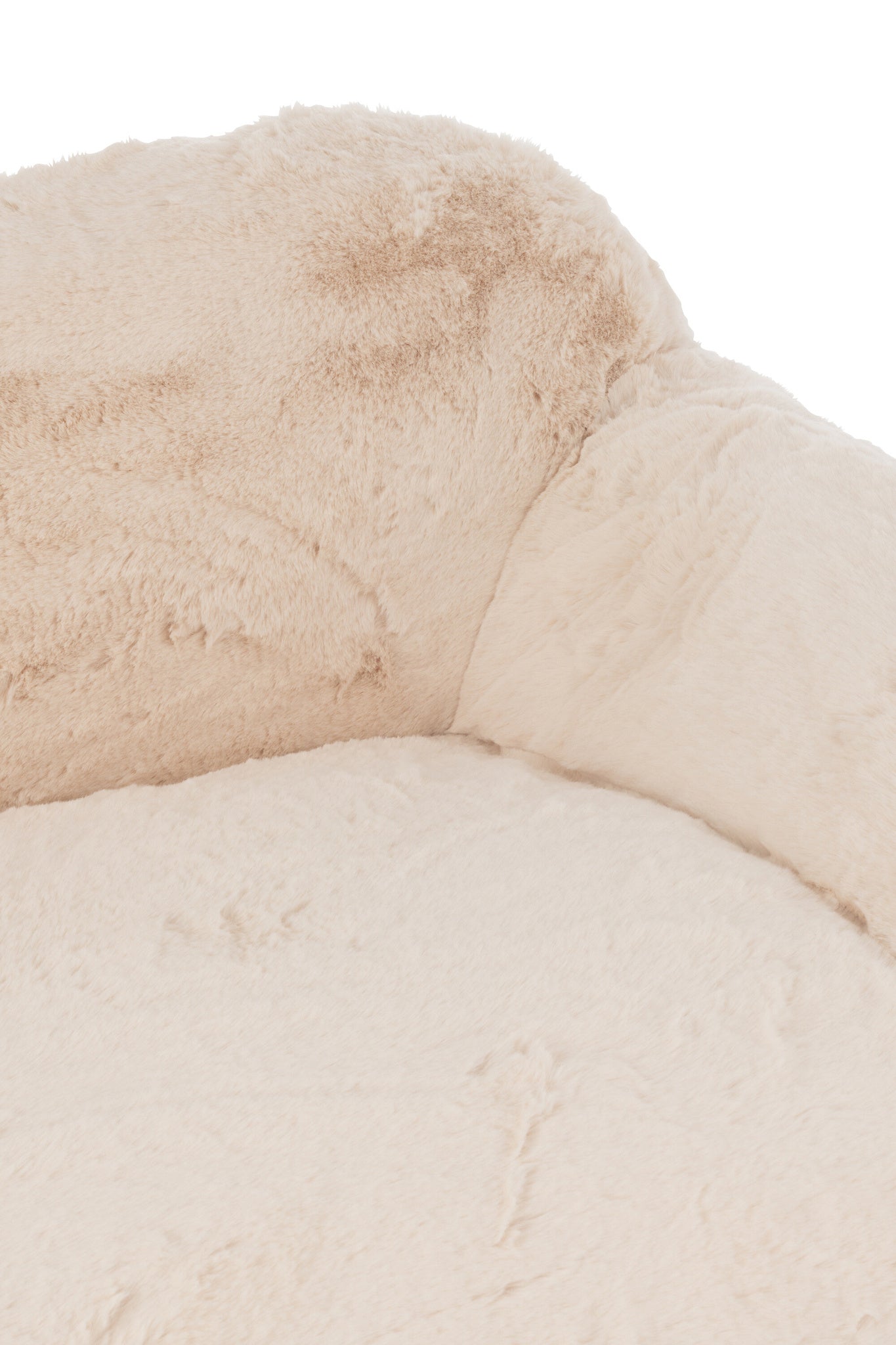Bank Cutie polyester crème groot