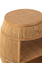 J-Line Table Barrel Rattan/Bamboo Natural