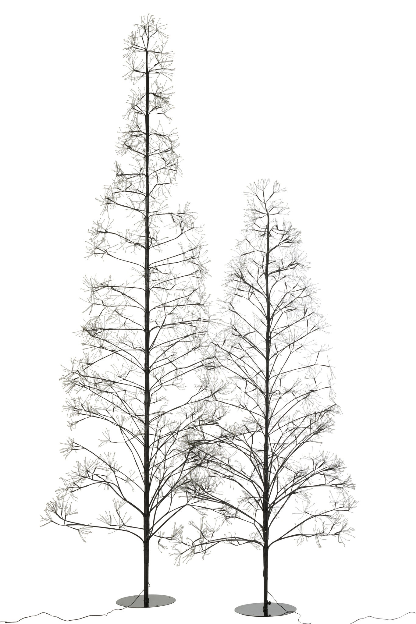 J-LINE BOOM 3000 LED METAAL ZWART GROOT